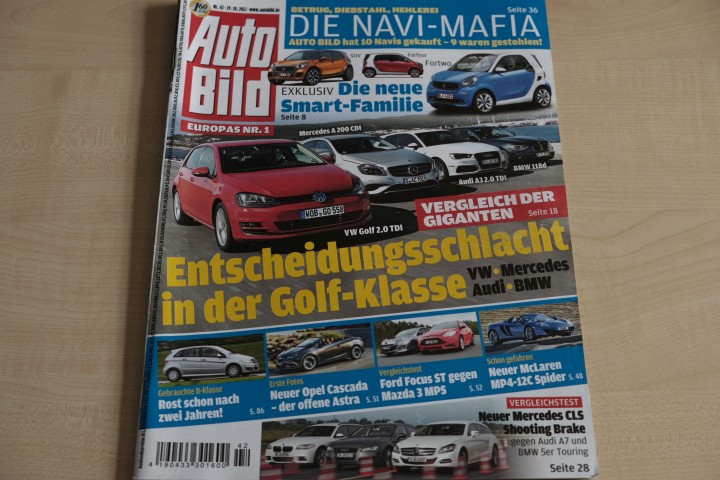 Deckblatt Auto Bild (42/2012)